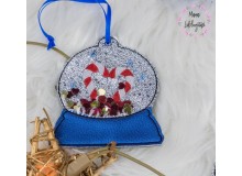 Stickdatei ITH - Schneekugel ITH blanko